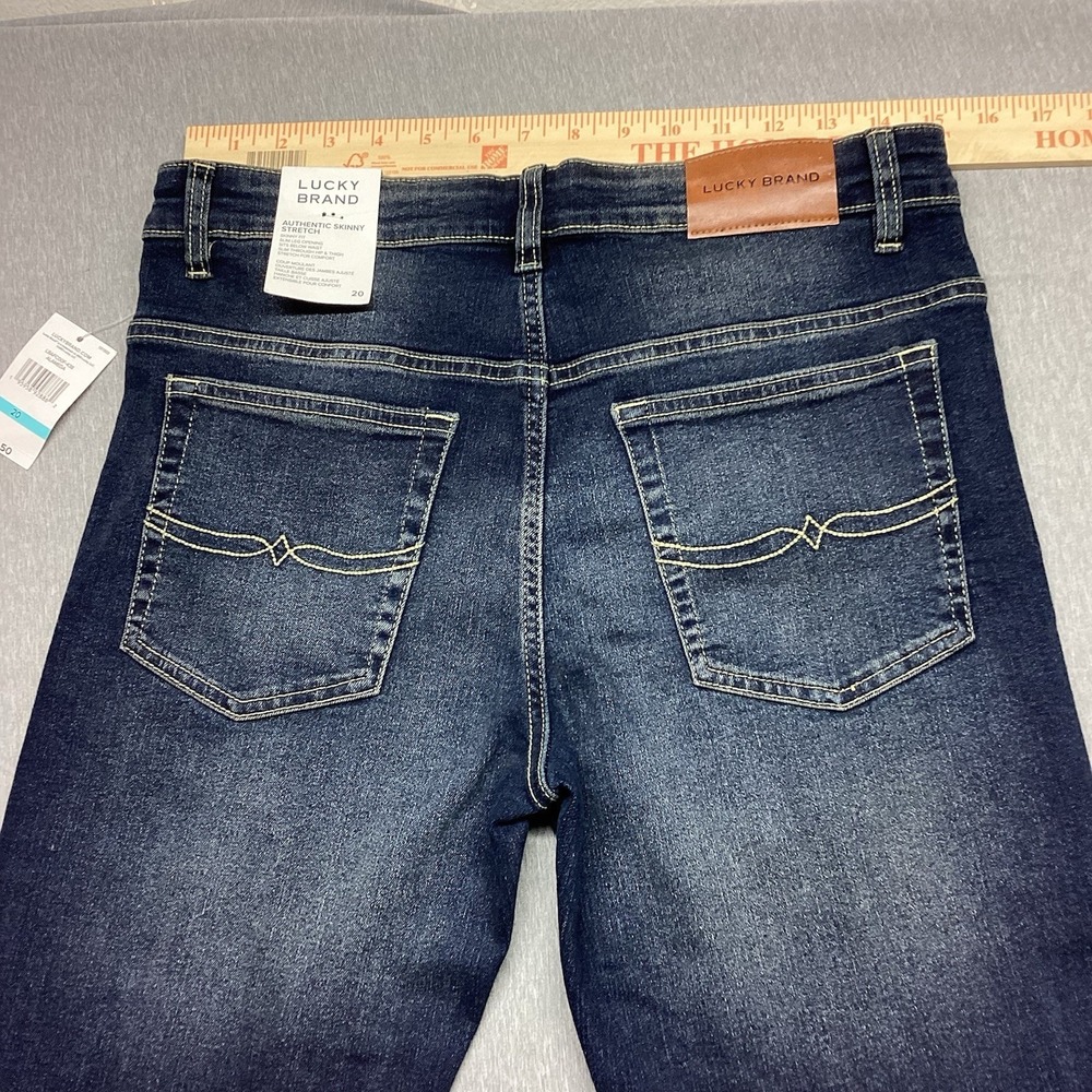 Boys Lucky Authentic Skinny Stretch Size 20 Adjustable Waist - Picture 12 of 14